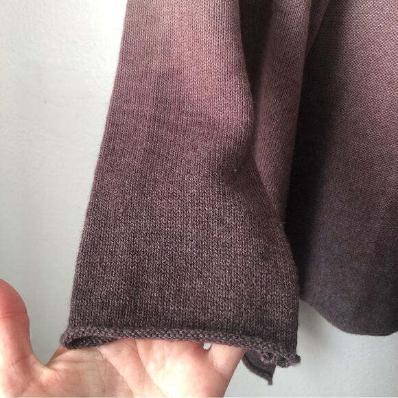 Niki Riki wool blend ombré Iron front hooded cardigan size small - Picture 3 of 8